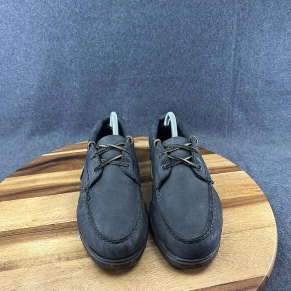 Wolverine Wilderness Mens Loafers Boat Shoes Size 10 Black Leather Vibram Soles main image 8